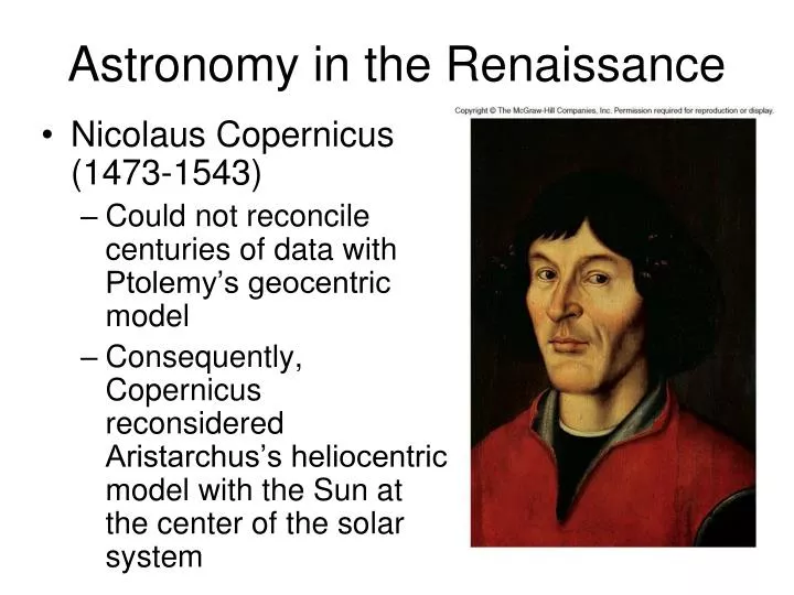 astronomy in the renaissance