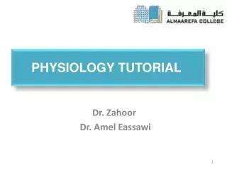 Physiology Tutorial