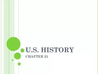 U.S. HISTORY