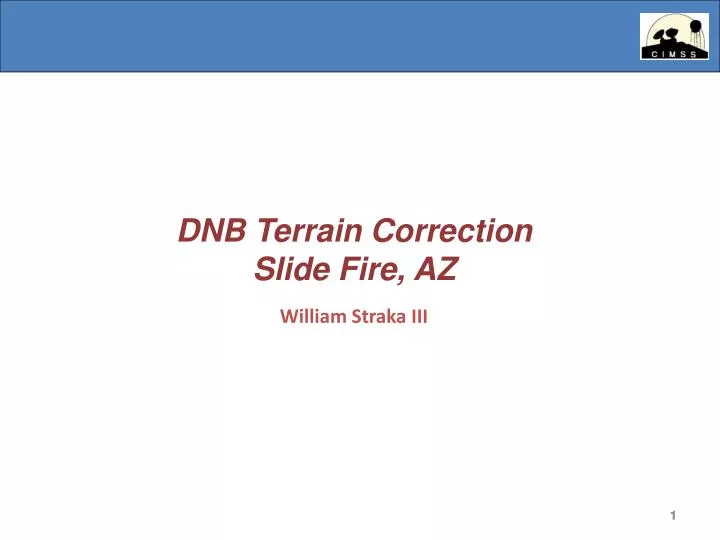 dnb terrain correction slide fire az