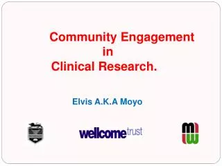 Community Engagement in Clinical Research.