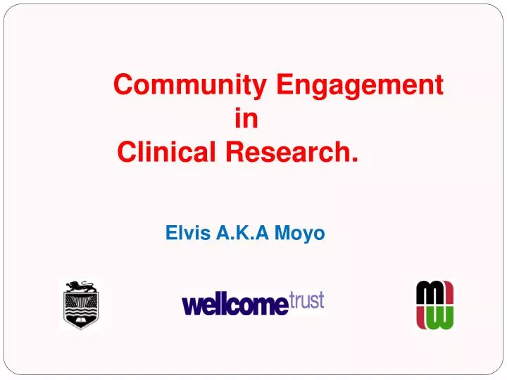 community engagement in clinical research