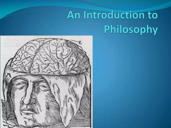 an introduction to philosophy
