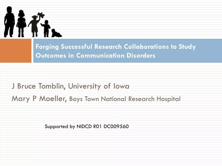 forging successful research collaborations to study outcomes in communication disorders