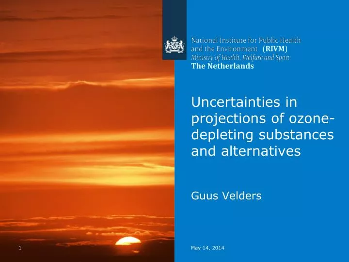 uncertainties in projections of ozone depleting substances and alternatives