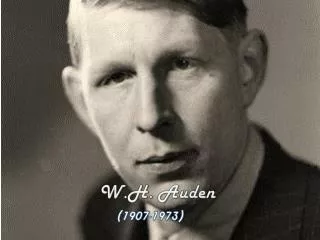 W.H. Auden