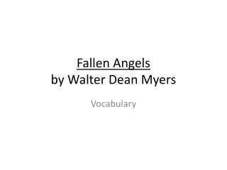 Fallen Angels by Walter Dean Myers
