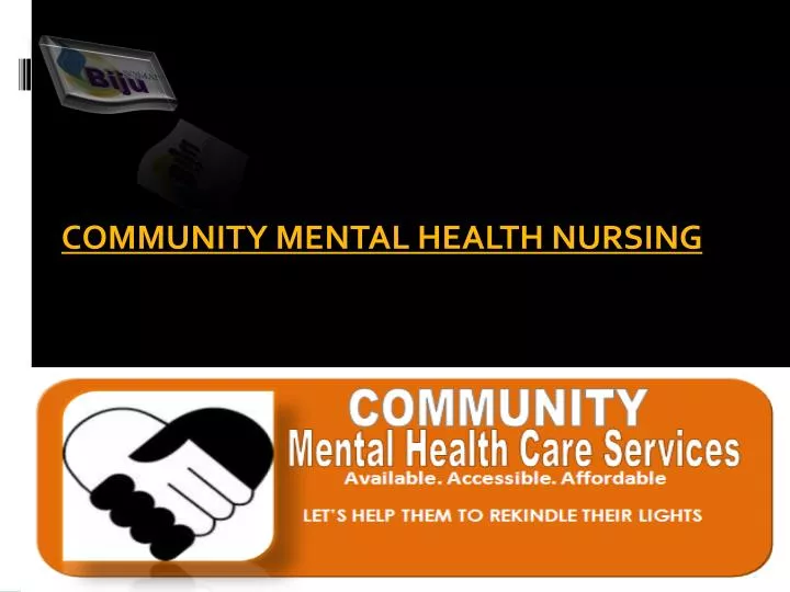community mental health nursing