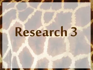 Research 3