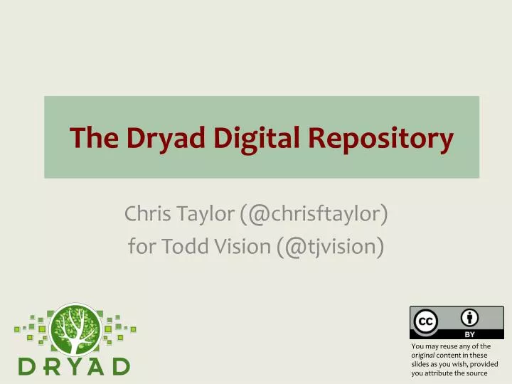 the dryad digital repository