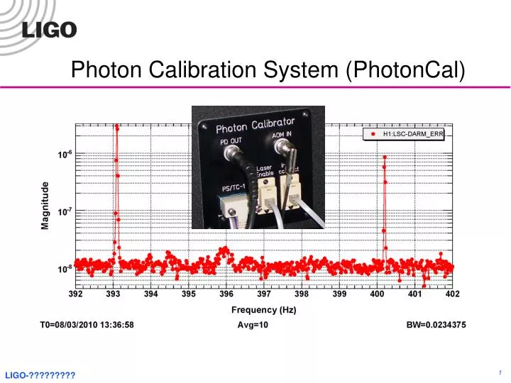 photon calibration system photoncal