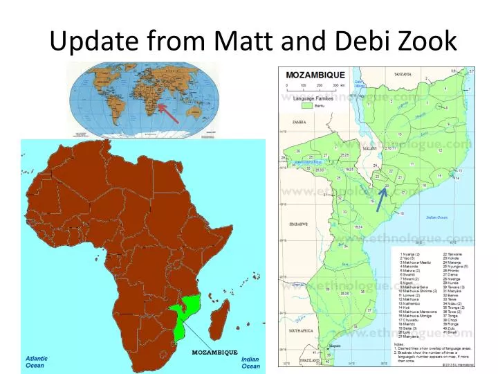 update from matt and debi zook