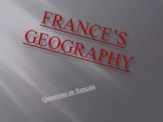 france s geography