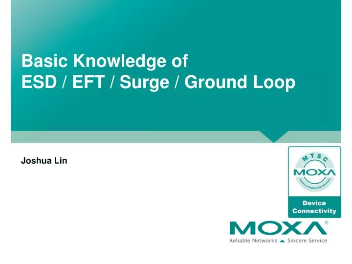 basic knowledge of esd eft surge ground loop