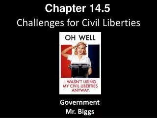 Challenges for Civil Liberties