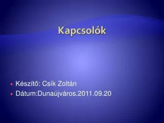 kapcsol k