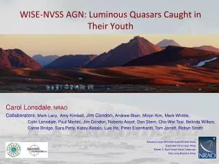 WISE-NVSS AGN: Luminous Quasars Caught in Their Youth