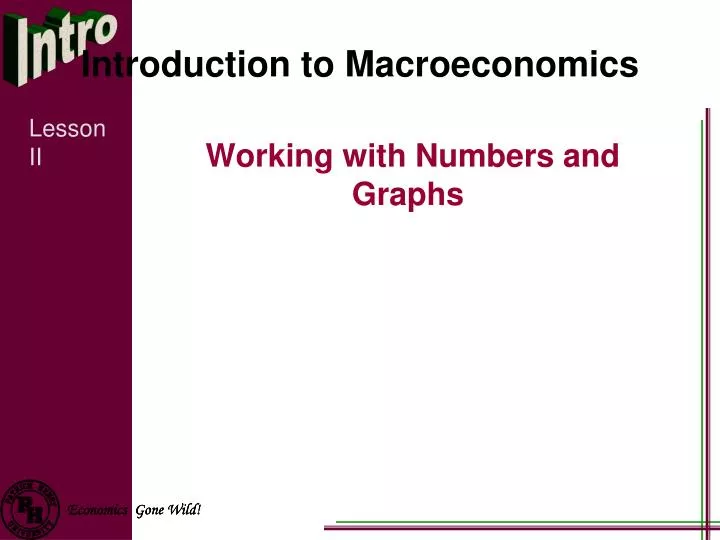 introduction to macroeconomics