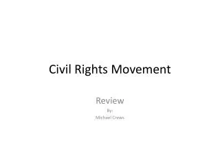 Civil Rights Movement