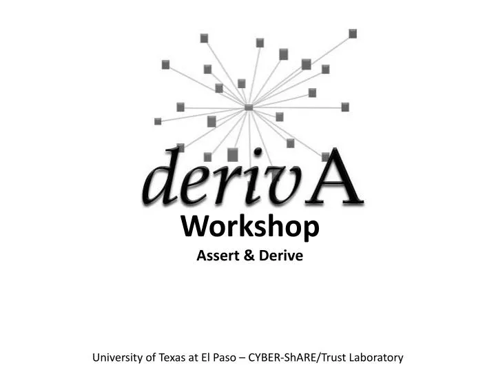 deriva workhshop assert derive