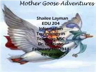 Mother Goose Adventures