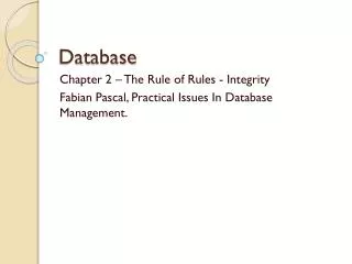 Database