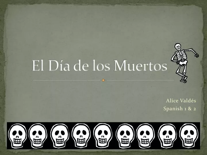 el d a de los muertos