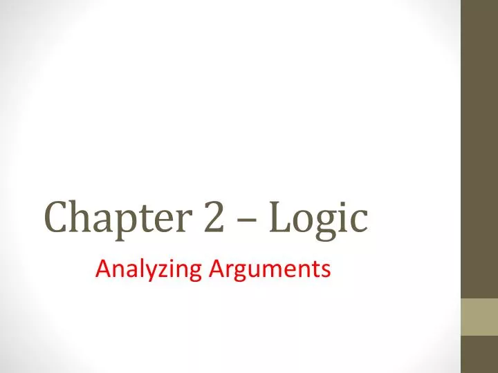chapter 2 logic