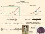 The derivative - slide 1