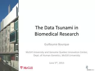 The Data Tsunami in Biomedical Research