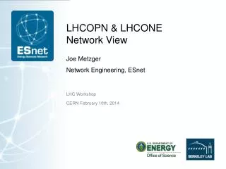 LHCOPN &amp; LHCONE Network View