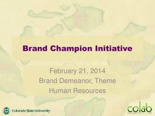 Brand Champion Initiative