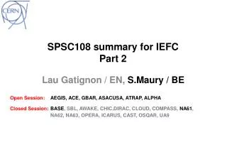 SPSC108 summary for IEFC Part 2