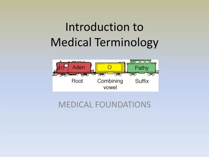 introduction to medical terminology