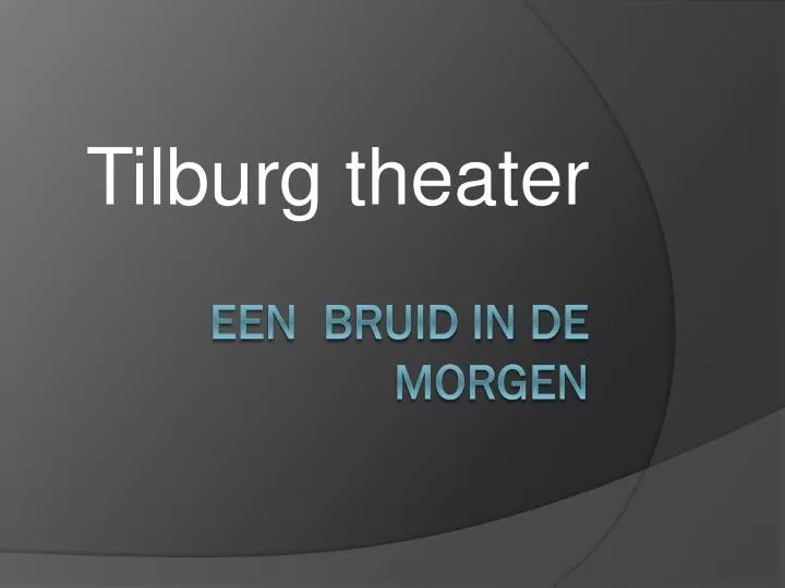 tilburg theater