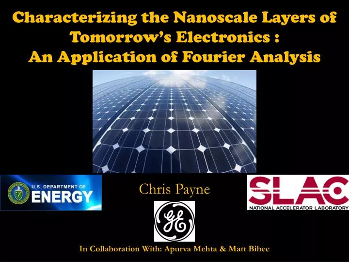 characterizing the nanoscale layers of tomorrow s electronics an application of fourier analysis