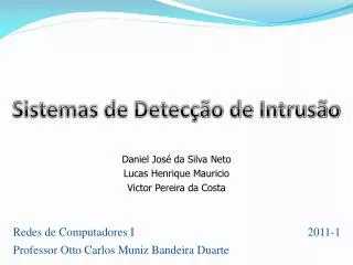 sistemas de detec o de intrus o