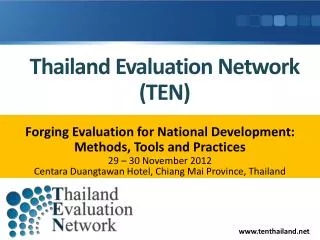 Thailand Evaluation Network (TEN)