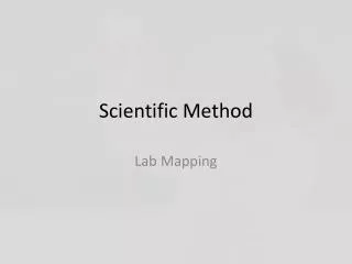 scientific method