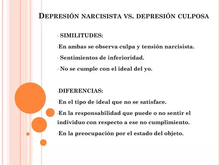 depresi n narcisista vs depresi n culposa