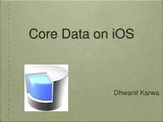 Core Data on iOS