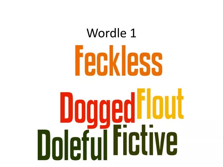wordle 1