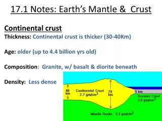 17 1 notes earth s m antle crust