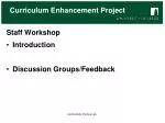 Curriculum Enhancement Project - slide 1