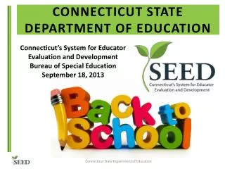 Connecticut State Department of EDUCATION