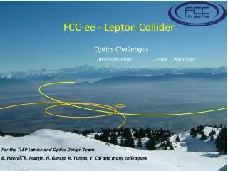 FCC- ee - Lepton Collider