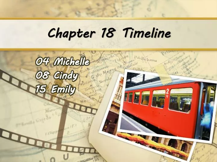 chapter 18 timeline