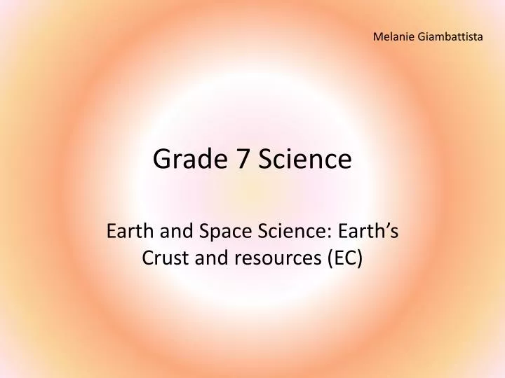 grade 7 science