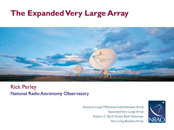 the expanded very large array