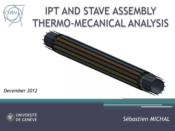 ipt and stave assembly thermo mecanical analysis